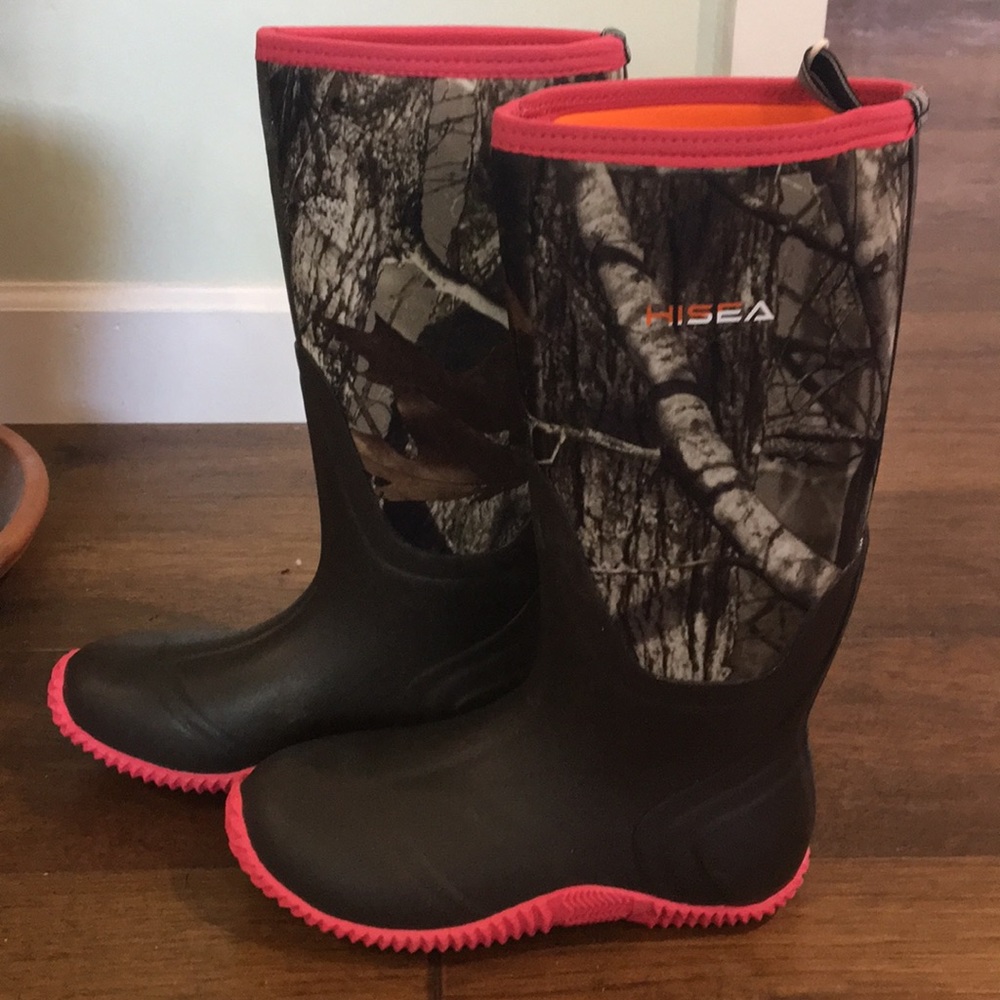 Hisea Camo rubber boots
